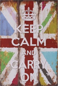 ΠΙΝΑΚΑΣ ΚΑΜΒΑΣ KEEP CALM HM7154.03 60X90X2.5 εκ.