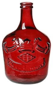 Διακοσμητική Νταμιτζάνα Damajuana 12LT Merlot DAM212 Κόκκινη 42x27x27cm Espiel Glass