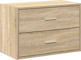 vidaXL Ντουλάπι με 2 συρτάρια Sonoma Δρυς 60x31x40 εκ. από Επεξ. Ξύλο