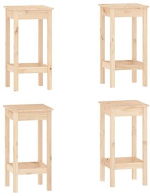 vidaXL Σετ Επίπλων Μπαρ 5 Τεμαχίων από Μασίφ Ξύλο Πεύκου