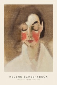 Αναπαραγωγή The Girl with the Rosy cheeks - Helene Schjerfbeck