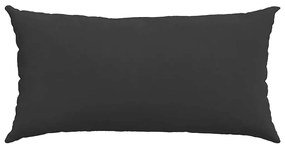 vidaXL Μαξιλάρι Καναπέ 2 pcs Μαύρο 80 x 40 cm ύφασμα