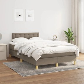 ΚΡΕΒΑΤΙ BOXSPRING ΜΕ ΣΤΡΩΜΑ TAUPE 120X200 ΕΚ. ΥΦΑΣΜΑΤΙΝΟ 3140925