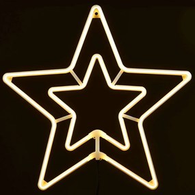 Φωτοσωλήνας Double Stars 300 Led X083001415 55+150cm 18W Yellow Aca