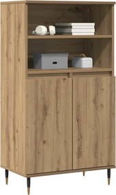 vidaXL Ντουλάπι Αρτισιανή Δρυς 60x36x110 εκ. από Επεξεργασμένο Ξύλο