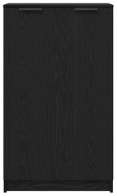 vidaXL Ντουλάπι Παπουτσιών Μαύρο Δρυός 59x35x100 εκ. Από Επεξεργασμένο Ξύλο