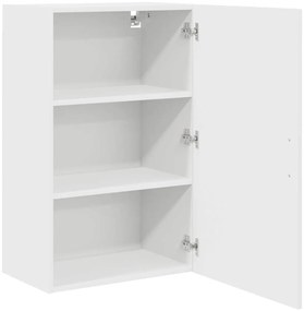 Ντουλάπα Κουζίνας Υψηλής γυαλάδας λευκό 50 x 31 x 80 εκ.