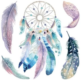 Διακοσμητικά αυτοκόλλητα τοίχου Watercolour Dreamcatcher Μ