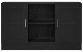 vidaXL Μπουφές Μαύρη Δρυς 120x30,5x70 εκ από Επεξεργασμένο Ξύλο
