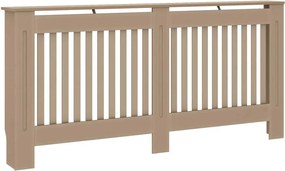 vidaXL Καπάκι Καλοριφέρ 2 pcs Καφέ 172 x 19 x 81,5 cm