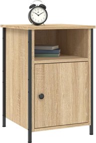 vidaXL Κομοδίνα 2 τεμ. Sonoma Δρυς 40x42x60 εκ. από Επεξεργασμένο Ξύλο