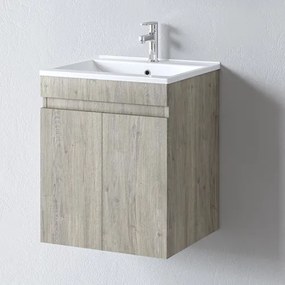 Martin Omega 50 Beige Oak - Βάση Επίπλου Με Νιπτήρα (50x45)
