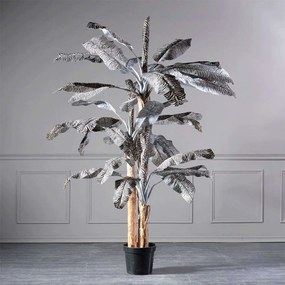 Τεχνητό Δέντρο Μπανανιά Ζέβρα 0630-6 110x140x240cm Black-White Supergreens Polyethylene