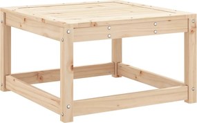 vidaXL Υποπόδιο Κήπου από Μασίφ Ξύλο Πεύκου