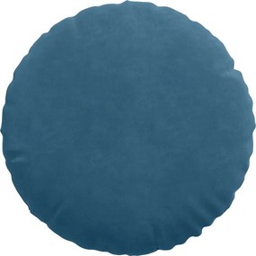 vidaXL Μαξιλάρια καθισμάτων 2 pcs Μπλε Ø 40 x 13 εκ. Βελούδο