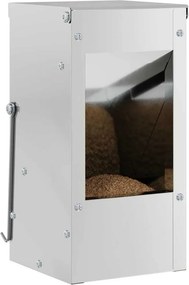 vidaXL Ταΐστρα Χαμστεριών Ασημί 12,5 x 12,5 x 25 εκ.