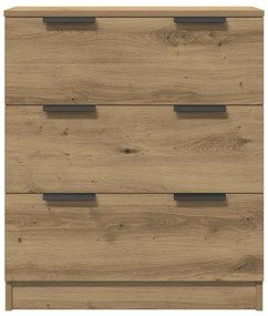 vidaXL Μπουφές 3 τμχ Δρυς τεχνίτης 60x30x70 cm Επεξεργασμένο ξύλο