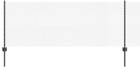 vidaXL Τεντώτο με στήριγμα Γκρι 0,8 x 50 μ Χάλυβας και PVC