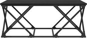 vidaXL Τραπεζάκι σαλονιού Μαύρη Οξυά 100 x 49 x 40 εκ