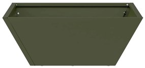 vidaXL Σετ Γλάστρες Κωδ. Κήπου 5 τεμ Ελιάς 40x40x15 εκ Ατσάλι