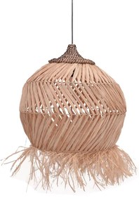 Φωτιστικό οροφής Koronse Inart sisal σε φυσικό χρώμα Φ55x68εκ