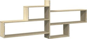 vidaXL Ράφι Τοίχου Sonoma Δρυς 167,5x18x68 εκ. από Επεξ. Ξύλο