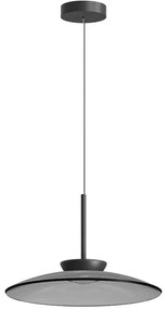 Φωτιστικό Οροφής 25275 Φ50x33cm Dim Led 1834lm 31W Smoke-Black