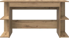 vidaXL Γραφείο artisan δρυς Επεξεργασμένο ξύλο 140 x 50 x 75 εκ.