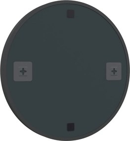 vidaXL Καθρέφτης Τοίχου Μαύρος 50 εκ.