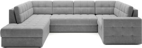 Γωνιακός καναπές Bale U-Gkri-Αριστερή - 299.00Χ198.00Χ82.00cm
