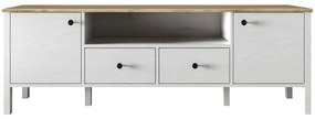 Έπιπλο Τηλεόρασης Frn 787CDL1827 180x35x58cm White-Oak