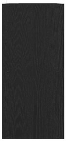 vidaXL Βιβλιοθήκη Μαύρη δρυς 68,5 x 32 x 68,5 εκ Επεξεργασμένο ξύλο