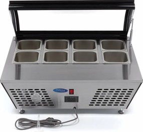 Saladette - 67L - incl 8 x 1/6 GN - Tabletop
