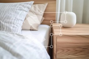 Intra Συλλεκτικό Ξύλινο Παζλ Plywood 4mm - Άνετο υπνοδωμάτιο με μοντέρνα διακόσμηση Σε Ξύλινο Κουτί - Διαστάσεις Puzzle: 10x10 cm – 25 κομμάτια