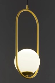 Κρεμαστό Φωτιστικό Igon Φ16cm Χρυσό