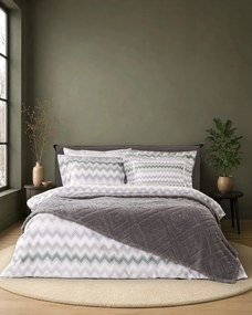 Κουβέρτα Fleece Υπέρδιπλη 220x240 - Oryn Gray 5206482205529