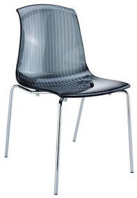 ALLEGRA BLACK TRANSP.ΚΑΡΕΚΛΑ SIESTA 50X54X44/82εκ.