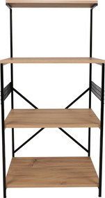 Ντουλάπι Μαύρο / Πεύκο BAFRO 60x45x124