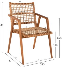 ΣΕΤ ΤΡΑΠΕΖΑΡΙΑΣ 5ΤΜΧ VAYA  ΣΤΡΟΓΓΥΛΟ ΤΡΑΠΕΖΙ Φ120εκ. &amp; 4 ΚΑΡΕΚΛΕΣ