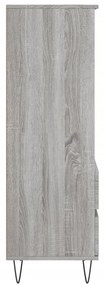 vidaXL Ντουλάπι Γκρι Sonoma 40x36x110 εκ. από Επεξεργασμένο Ξύλο