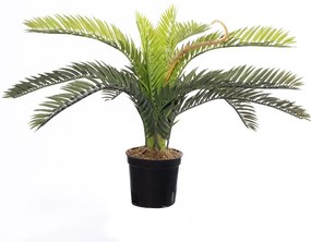 Τεχνητό Φυτό Φοινικόθαμνος Cycas 9311-6 25cm Green Supergreens Polyethylene