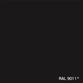 Αυτοκόλλητη Ματ Λάκα Black 45cm x 15m