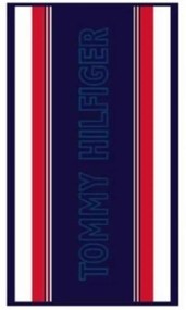 Πετσέτα Θαλάσσης Cruiser Navy Tommy Hilfiger Θαλάσσης 100% Βαμβάκι