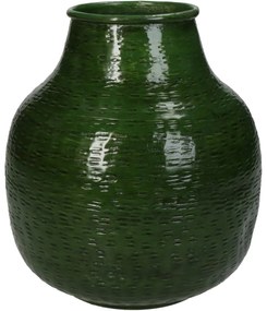 Βάζο ArteLibre Πράσινο Αλουμίνιο 15x15x17cm