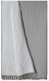 Πετσέτα Θαλάσσης - Παρεό Greta 22 Διπλής Όψης Grey Kentia Θαλάσσης 90x180cm 100% Βαμβάκι