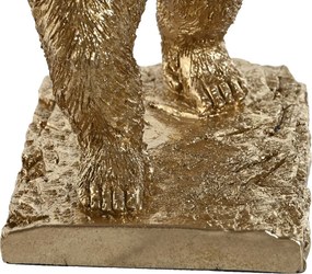 Bokstøtte Home ESPRIT Ρητίνη Γορίλας 13 x 12,5 x 24 cm
