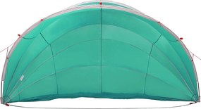 vidaXL Θόλος πισίνας 592 x 590 x 275 εκ. Θαλασσί