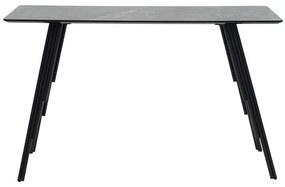 Κονσόλα Lifo MDF ανθρακί cement-μαύρο 120x40x75εκ 120x40x75 εκ.