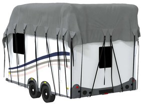 vidaXL Κάλυψη οροφής τροχόσπιτου Γκρι 600x300 cm Μη υφασμένο ύφασμα