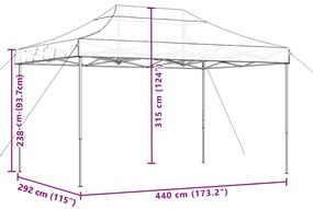 ΤΕΝΤΑ ΕΚΔΗΛΩΣΕΩΝ ΠΤΥΣΣΟΜΕΝΗ POP-UP ΠΟΡΤΟΚΑΛΙ 440X292X315 ΕΚ. 4004961